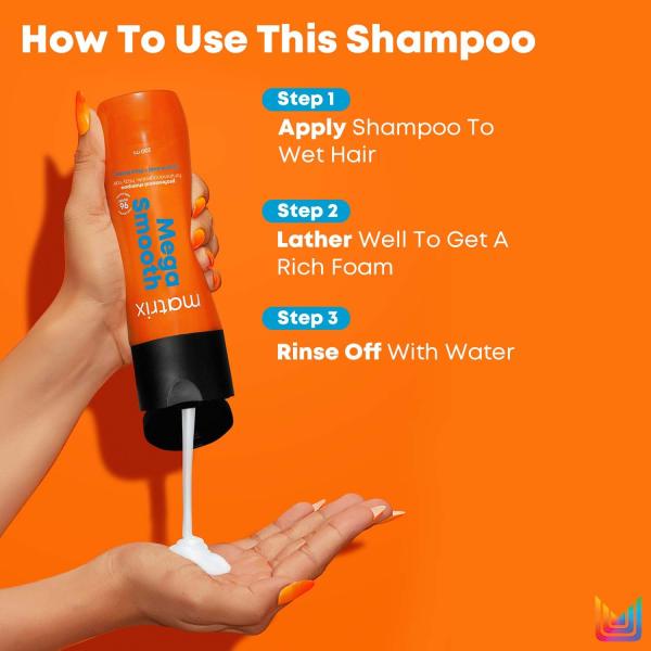 Matrix Mega Smooth Shampoo and Conditioner Combo with Shea Butter  grocery