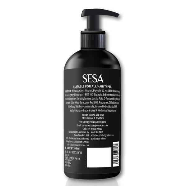 SESA Hair Conditioner For Dry And Frizzy Hair Deep Conditionining And Nourishment Soft & Shiny Hair - 300 Ml grocery