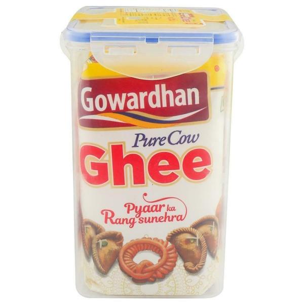 Grocery Gowardhan Ghee Festival Pack With Lock & Seal Container Jar 2 * 1 Litre Pouch