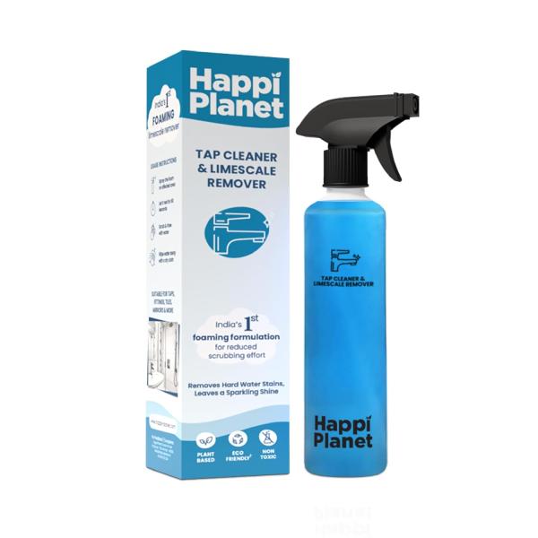 Happi Planet | Tap Cleaner & Limescale Remover | India’s 1st Foaming Formulation  GROCERY