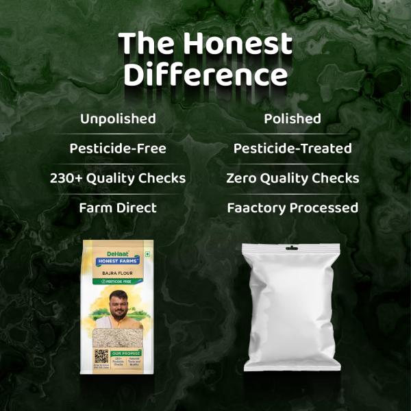 DeHaat Honest Farms Pesticide Free Bajra Flour 500 Gms GROCERY