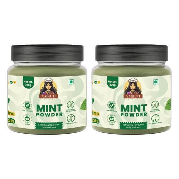 Nairuti Vyutpadan Mint Powder (Pudina Powder) 400g GROCERY
