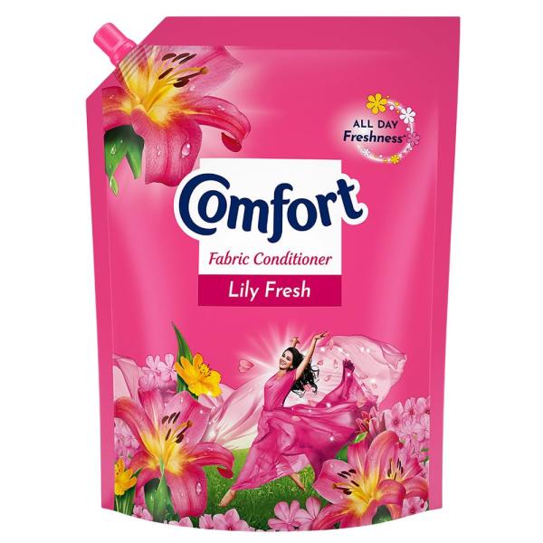 Comfort Lily Fresh Fabric Conditioner 2 L Refill Pack|| After Wash Liquid Fabric Softener - For Softness GROCERY
