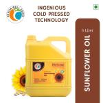 Reviva Well Being Cold Pressed Sunflower Oil 5L | 100% Pure & Natural  GROCERY