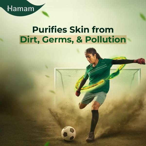 Hamam Neem Tulsi & Aloe Vera Bathing Soap for Body 150 g (Combo Pack of 8)  GROCERY