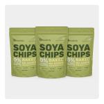 HealthifyMe Soya Chips 100gms - Lip smacking, crispy and nutritious baked chips Pack of 3 grocery