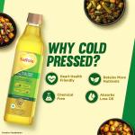 Saffola Cold Pressed Oil, Goodness of 2 - Groundnut & Safflower GROCERY