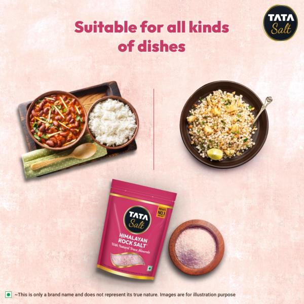 Tata Himalayan Rock Pink Salt, Premium Sendha Namak, With Natural Trace Minerals, GROCERY