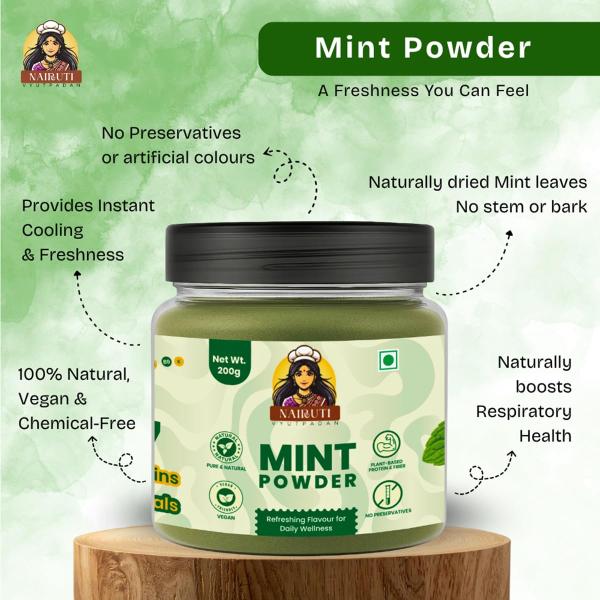 Nairuti Vyutpadan Mint Powder (Pudina Powder) 400g GROCERY