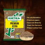 Khetika Naturale Premium Jeera | Whole Cumin Seeds 500gm GROCERY