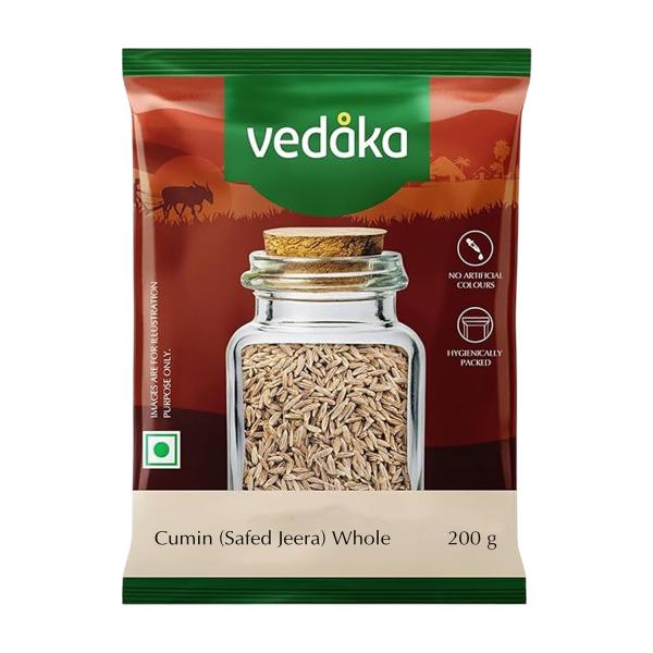 Vedaka Cumin (Safed Zeera) whole, 200 g GROCERY