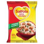 Saffola Soya Chunks, Tender & Juicy, 53% Protein, 1kg GROCERY