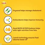 Saffola Gold Refined Cooking oil | Blend of Rice Bran & Sunflower oil | Helps Keeps Heart Healthy | 1 Litre jar GROCERY