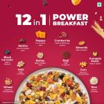 Kellogg's Muesli Fruit Nut & Seeds | 12-In-1 Power Breakfast | India'S No 1 Muesl grocery