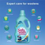 GROCERY Safewash Premium Liquid Detergent 1L Bottle + 1L Refill Pouch