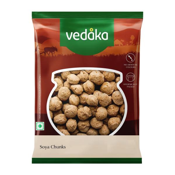 Vedaka Soya Chunks, 500 g GROCERY