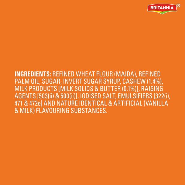 Good Day Britannia Cashew Cookies, 905 g , 10N*82.7= 827 g (Weight May Varie) grocery