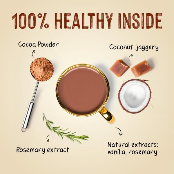 Mevano Hot Chocolate Mix Powder | Refined SUGAR FREE | grocery