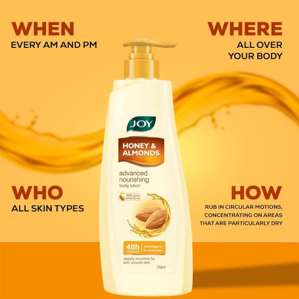 Joy Honey & Almonds Advanced Nourishing Lightweight Winter body lotion  grocery