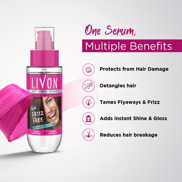 Livon Hair Serum, For Dry & Frizzy Hair | Provides shine , GROCERY