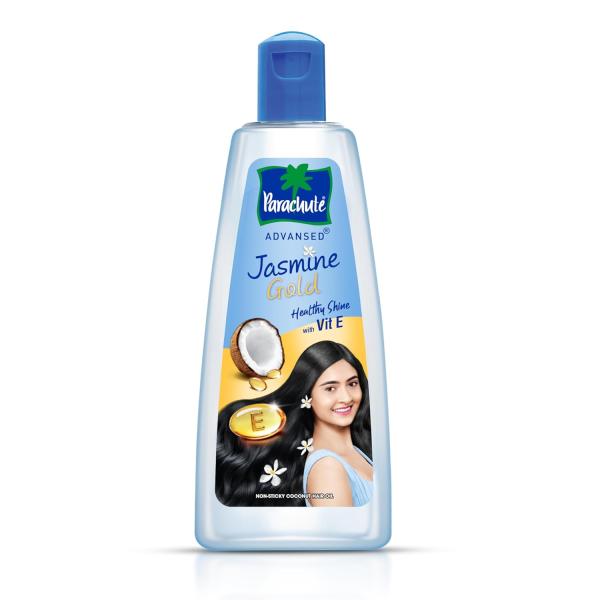 Parachute Advansed Jasmine Gold Coconut Hair Oil With Vitamin-E For Super Shiny Hair, Non-sticky, 500ml  grocery
