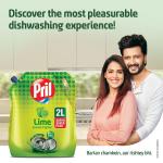 Pril Lime Liquid Dishwash Gel - 2 Litre Pouch  GROCERY