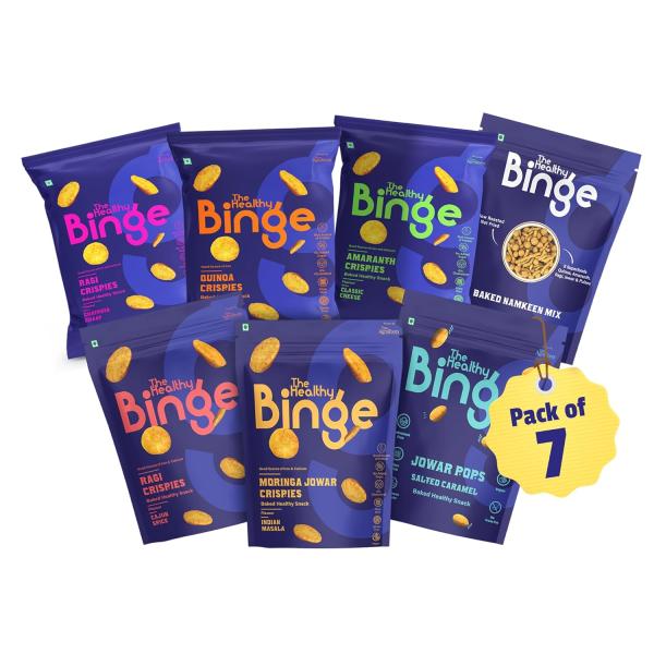 The Healthy Binge| Try Them All Pack| Baked not Fried Chips grocery