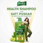 Dabur Vatika Naturals Health Shampoo - 640 ml | 7 Natural Herb Extracts | Contains Henna, Amla & Hibiscus grocery