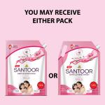 Santoor Mild Gentle Hand Wash 1300ml with Goodness of Lotus & Tulsi| Rich Lathering Formula with Anti-Bacterial Properties| grocery