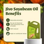 Jivo Cooking Edible Soyabean Oil 5 Litre | High in Omega-6 PUFA grocery