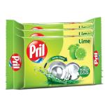 Pril Dishwash Bar 400gm X 3 | Dish Cleaner with Goodness of Lime | GROCERY