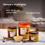Two Brothers Organic Farms A2 Ghee (500 ml) |Glyphosate free|Free-grazed, Desi Gir Cows| grocery