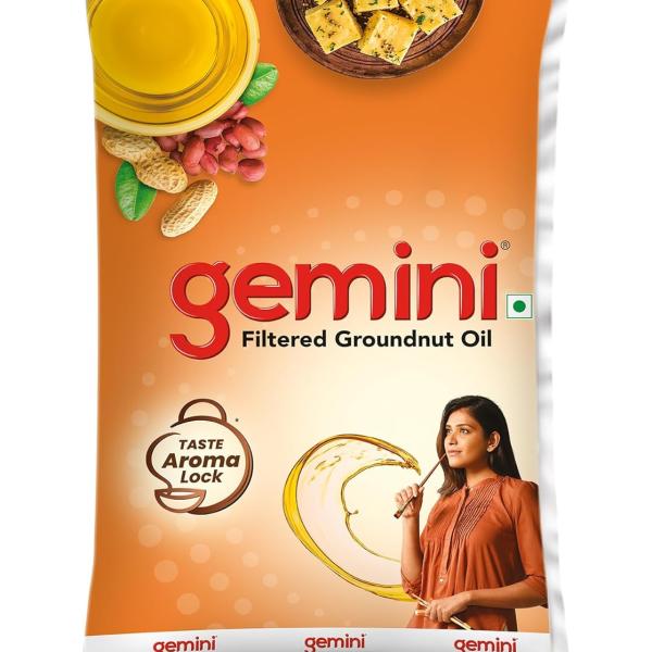 Gemini Filtered Groundnut 1 liter/ 910g/ 870g POUCH (weight may vary) GROCERY