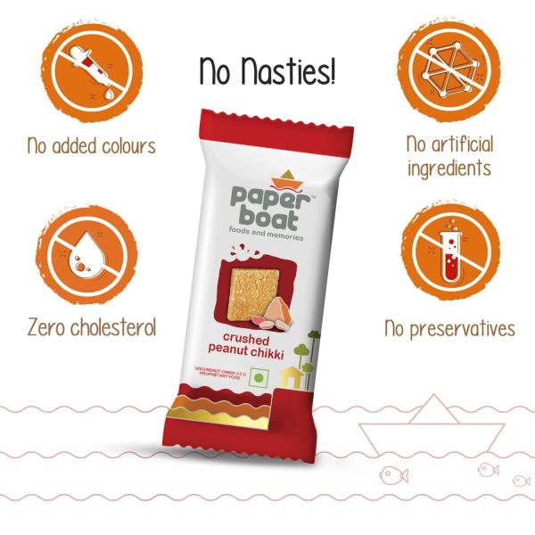 Paper Boat Crushed Peanut Chikki Jar, No Added Preservatives and Colours GROCERY