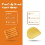 Eat Anytime - Multigrain Protein Chips, Peri Peri | 40 g protein per pack grocery