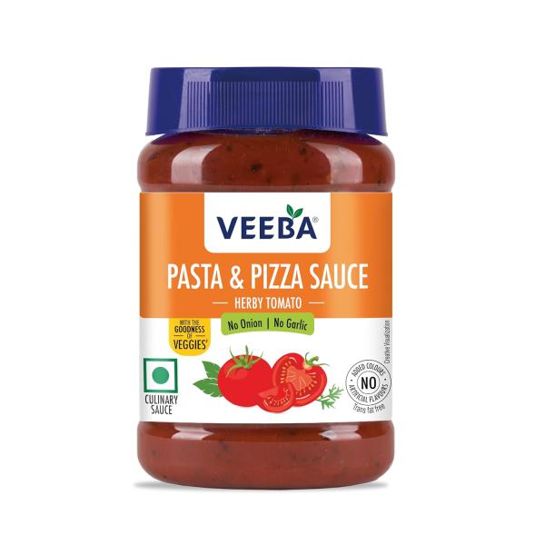 VEEBA Pasta & Pizza Sauce Herby Tomato - No Onion No Garlic (280G) GROCERY