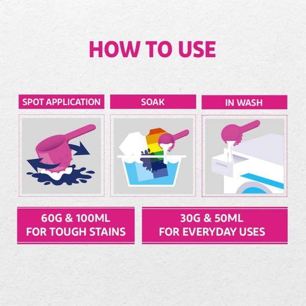 Vanish All in One Liquid Detergent Booster - 800 ml | Removes Stains, Whitens Whites and Brightens Colors grocery