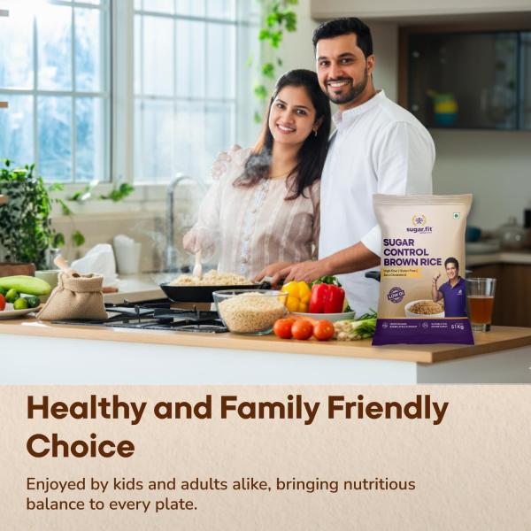 Sugar.fit Sugar Control Low GI Brown Rice, High Fiber & Gluten-Free, 100% Organic and Natural GROCERY