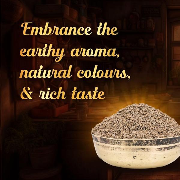 Khetika Naturale Premium Jeera | Whole Cumin Seeds 500gm GROCERY