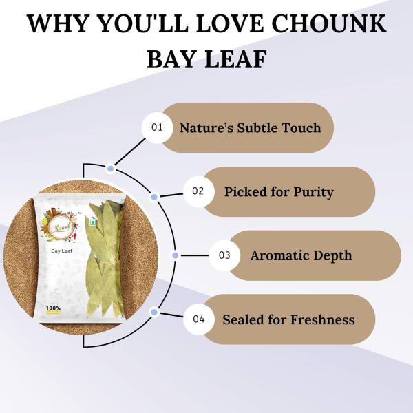 Chounk Tej Patta Leaves - 20g | Whole Tez Patta | Bayleaf   GROCERY
