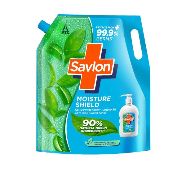 Savlon Moisture Shield Germ Protection Liquid Handwash Refill Pouch, 1.3L | For Soft Moisturized Hands grocery