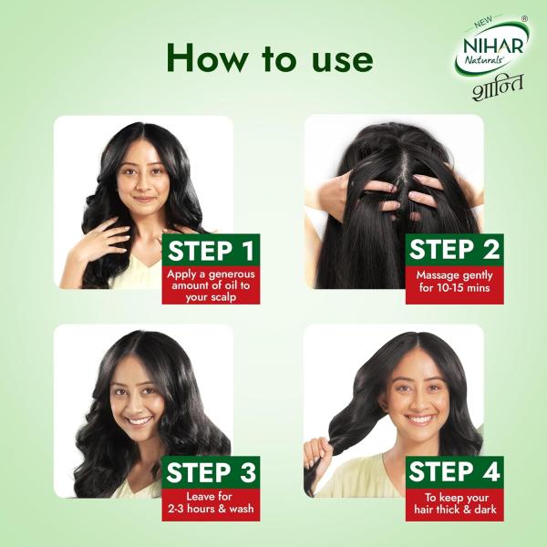 Nihar Naturals Shanti Amla Badam Hair Oil, 300ml grocery