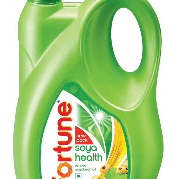 Fortune Refined Soyabean oil, 5L/4.35KG [weight may vary]  GROCERY