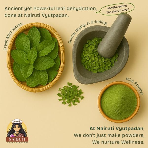 Nairuti Vyutpadan Mint Powder (Pudina Powder) 400g GROCERY