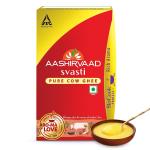 Aashirvaad Pure Cow Ghee, Tetrapack, Rich Aroma, 1L GROCERY
