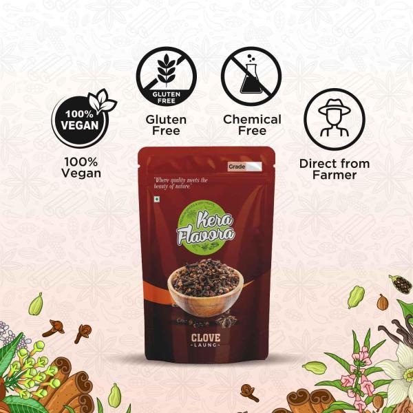 Clove 1st Grade (Laung) from Idukki Kerala, Whole Laung GROCERY