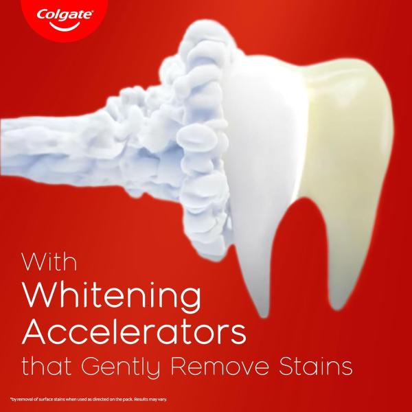 Colgate Visible White Toothpaste, Teeth Whitening Starts in 1 week, Safe on Enamel, Stain Removal Tooth Paste and Minty  GROCERY