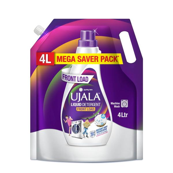 Ujala Front Load Liquid Detergent Mega Saver 4L Refill Pack | GROCERY
