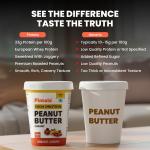 Pintola HIGH Protein ORGANIC JAGGERY Peanut Butter Creamy 1kg with 33g  grocery