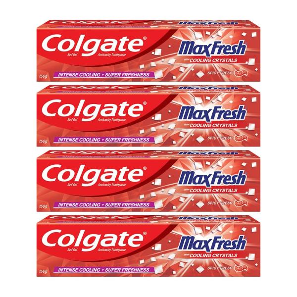 GROCERY   Colgate Max Fresh Bad Breath Treatment Toothpaste & Gentle Enamel Ultra Soft Bristles Manual Toothbrush for adults, 4 Pcs (Buy2 Get 2)& Plax Pepper Mint Mouthwash- 500 ml
